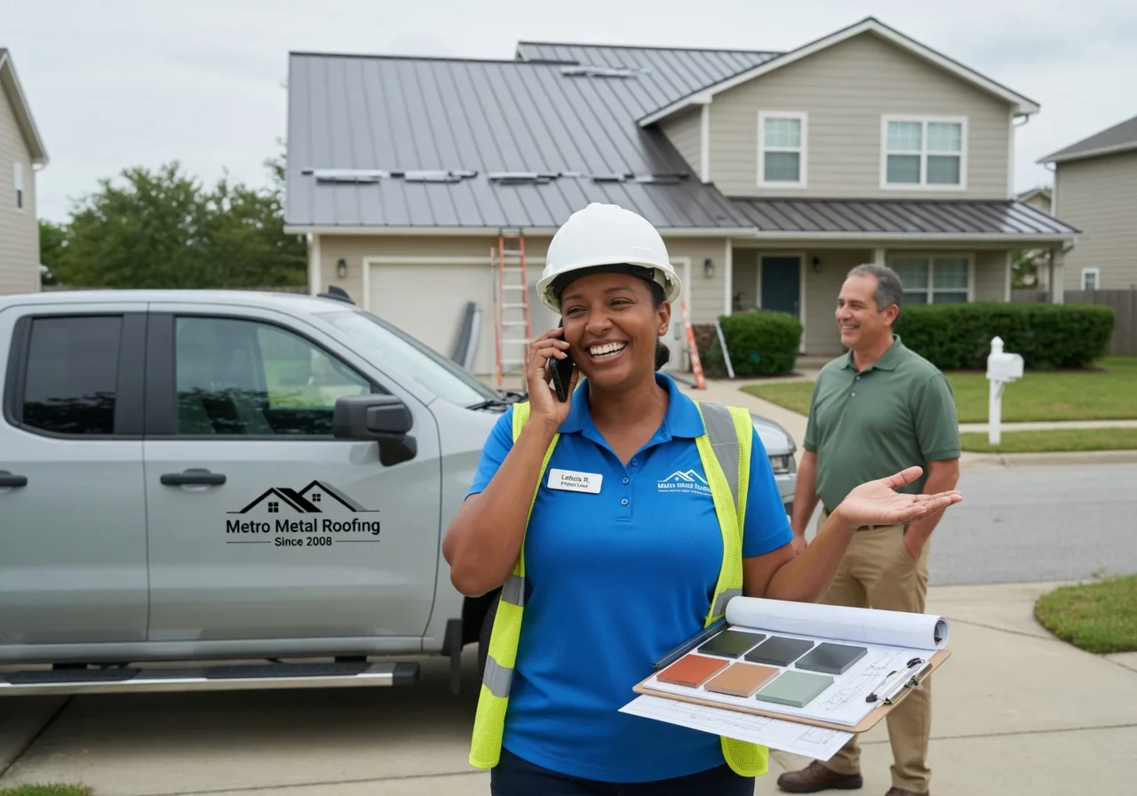 Storm Damage Metal Roof Repair in Hollandale, MN